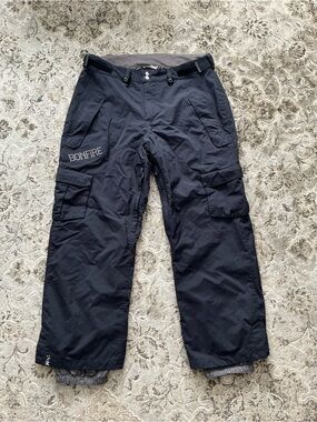 Men's BONFIRE Black Snowboard/Ski Pants⛷️🎿